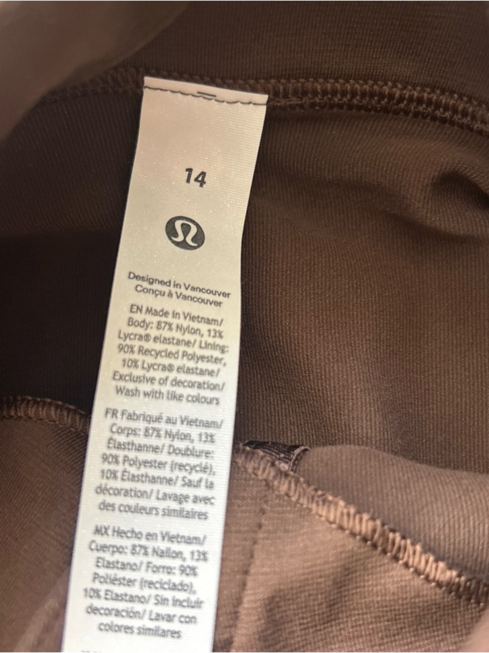 7-26 NWT Size 14 Lululemon Define Track Jacket Luon WALC - Picture 9 of 12